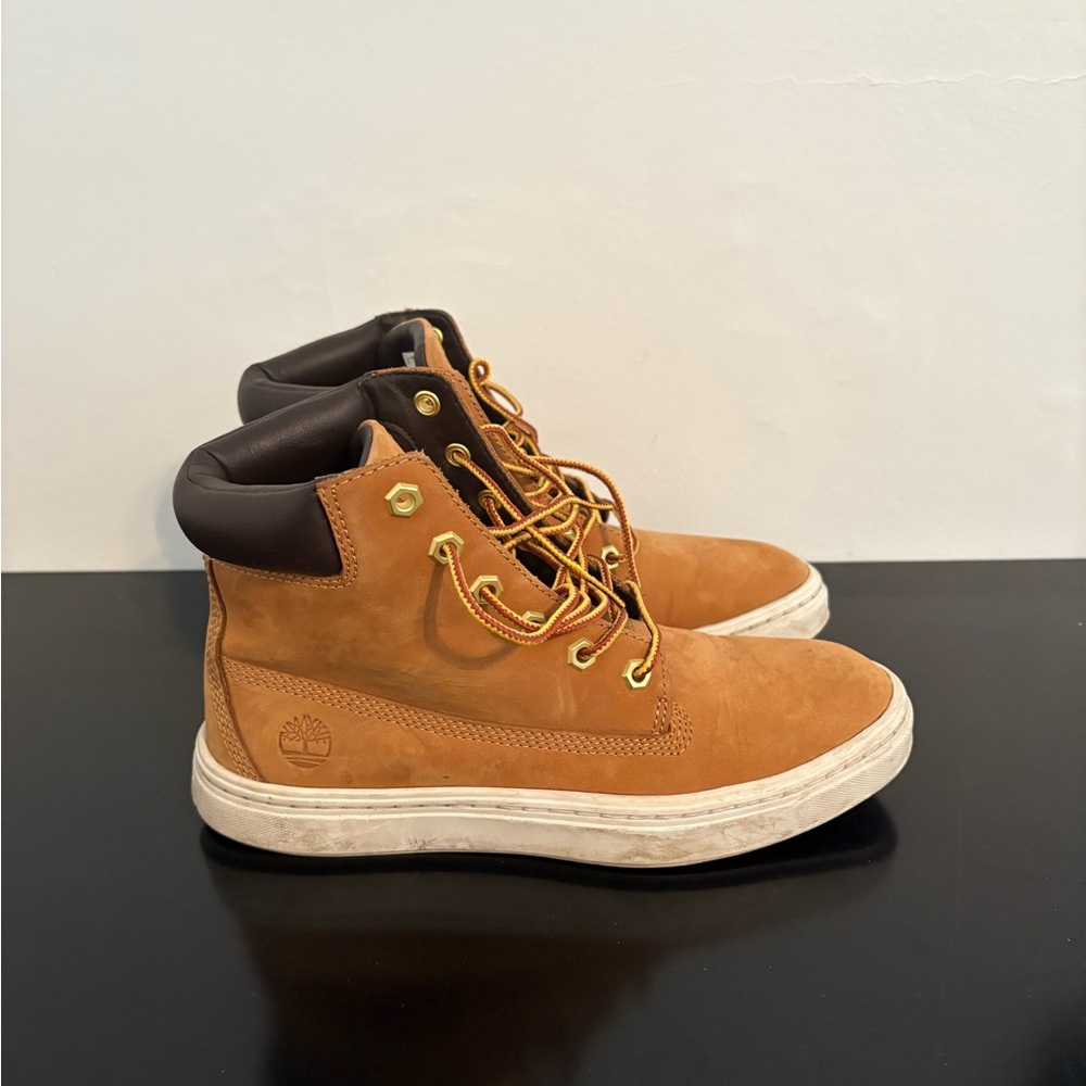Timberland Tan/Brown Leather Sneakers